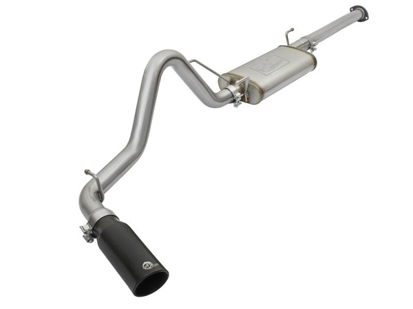 MACHForce XP Cat Back SS Exhausts Black Tips L4-2.7L — 05-12 Toyota Tacoma