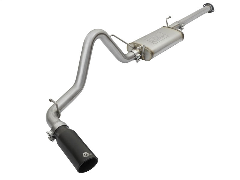 MACHForce XP Cat Back SS Exhausts Black Tips L4-2.7L — 05-12 Toyota Tacoma