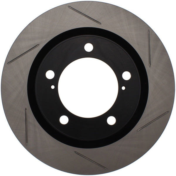 Power Slot / Slotted Left Front Rotor — 08-09 Toyota Sequoia