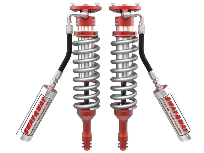 V6 4L Sway-A-Way 2.5 Front Coilover Kit w/ Remote Reservoirs — 05-22 Toyota Tacoma