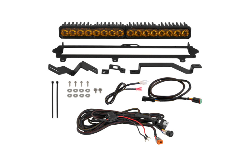 Pro Grille SS20 Sport LED Kit Yellow Combo 3000K — 2022-2026 Toyota Tundra