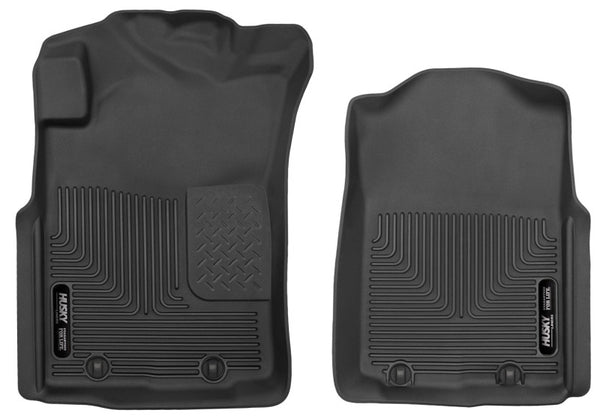 Pickup(Crew Ext Std Cab) X-Act Contour Black Front Floor Liners — 05-11 Toyota Tacoma