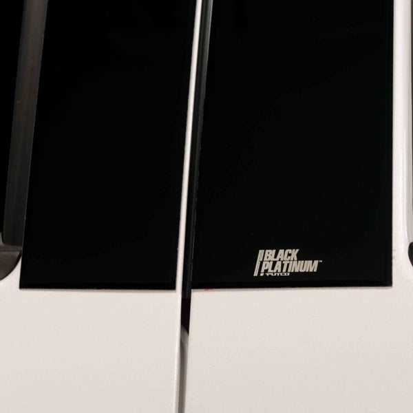 CrewMax & Double Cab (4pcs) Black Platinum Pillar Posts Classic — 07-17 Toyota Tundra