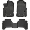 CC/DC (No Hybrid) Weatherbeater Front & 2nd Seat Floor Liners - Blk — 2024 Toyota Tacoma