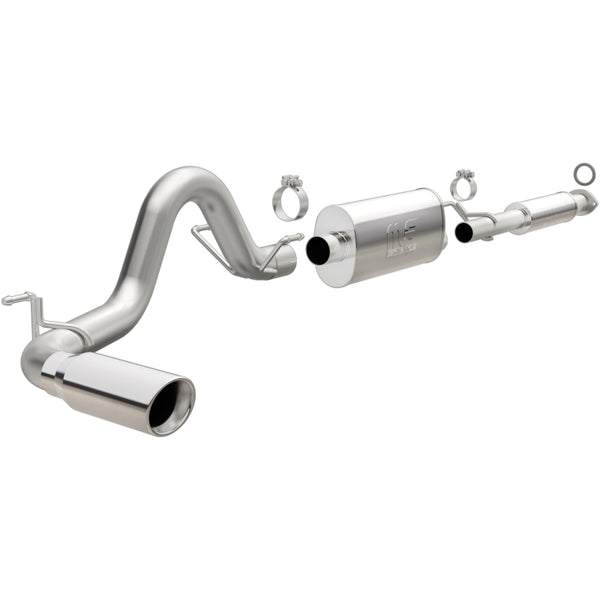 Cat-Back TRD 3.5L V6 SS 3in Single Pass Side Exit Rear 4in Tip — 2016 Toyota Tacoma