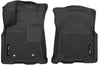 Pickup Black Front Floor Liners Double Cab — 2016 Toyota Tacoma