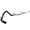 Cat-Back Exhaust V8 4.6/5.7L 3in SS Black Tips Single Side Exit — 14-16 Toyota Tundra