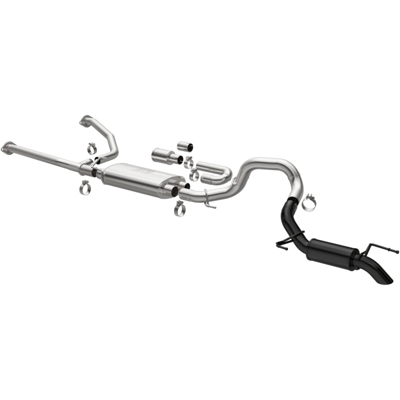 Overland Series Black Axle-Back Exhaust — 2023 Toyota Sequoia