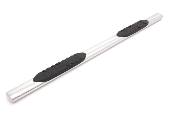 CrewMax 5in. Oval Straight SS Nerf Bars - Polished — 07-17 Toyota Tundra