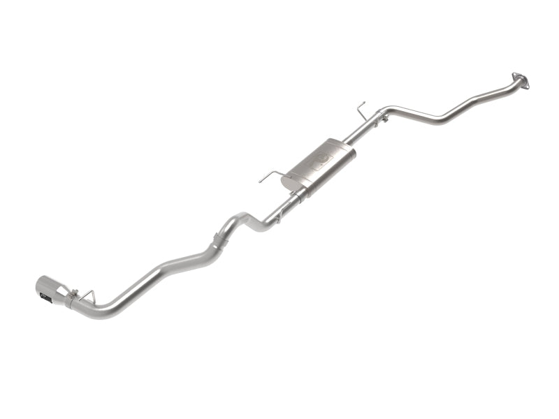 L4 2.4L Apollo Series 2.5-3in 409 SS Steel Cat-Back Exhaust w/Polished — 2024 Toyota Tacoma