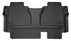 Pickup Weatherbeater Black 2nd Seat Floor Liners Double Cab — 14-15 Toyota Tundra