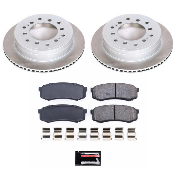 Semi-Coated Rotor Kit Rear — 01-07 Toyota Sequoia