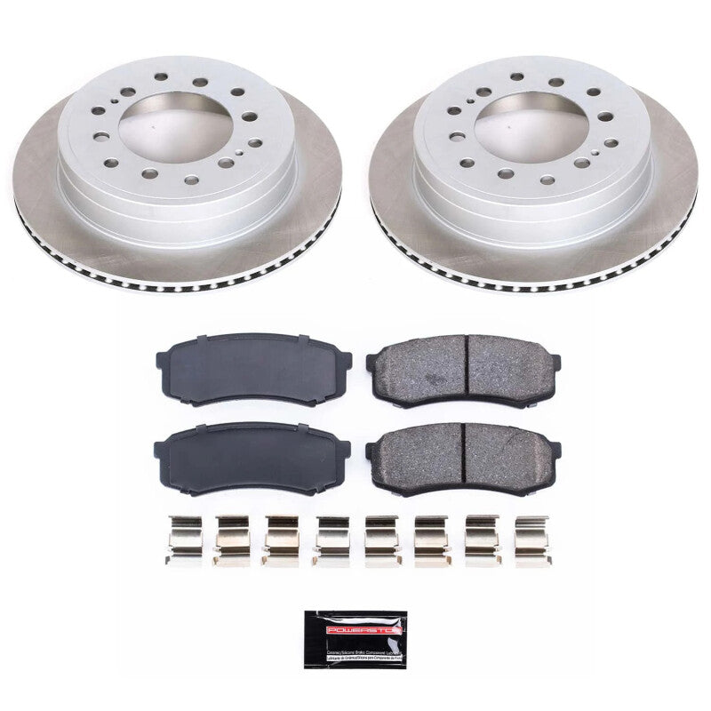 Semi-Coated Rotor Kit Rear — 01-07 Toyota Sequoia