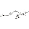 14 V8 4.6L/5.7L Stainless Cat Back Exhaust Dual Split Rear Exit — Toyota Tundra