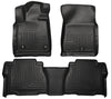 Weatherbeater Black Front & 2nd Seat Floor Liners — 12-13 Toyota Tundra