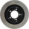 Front Left Slotted & Drilled Rotor — 07-09 Toyota Tundra