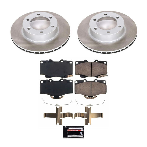 Semi-Coated Rotor Kit Front — 2004 Toyota Tacoma