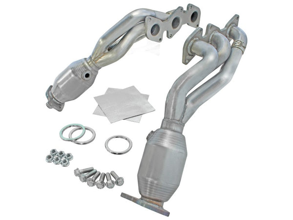 V6-4.0L Twisted Steel 409 Stainless Steel Long Tube Header w/ Cat — 05-11 Toyota Tacoma