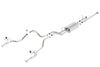 4.6L/5.7L Crew Max SB DC SB Touring Cat Back Exhaust Dual Split Rear Exit — 14-15 Toyota Tundra