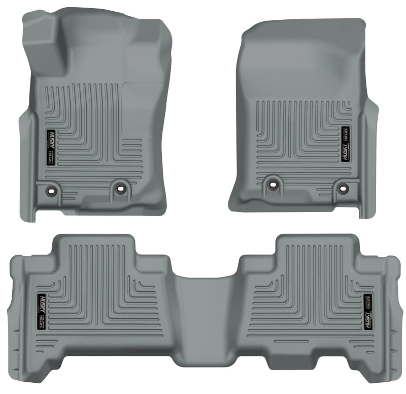 WeatherBeater Grey Front & 2nd Seat Floor Liners — 2013 Toyota 4Runner