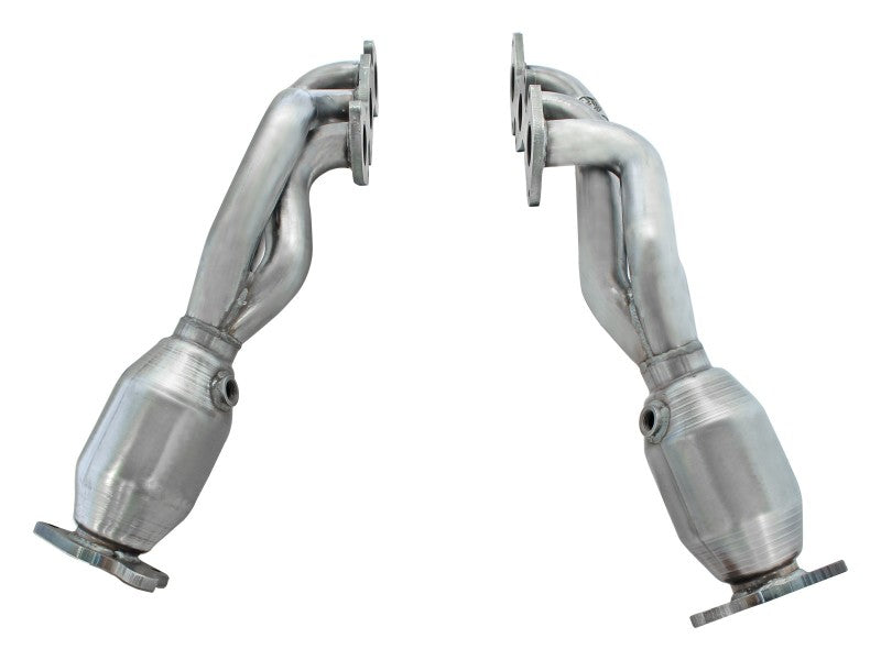 V6-4.0L Twisted Steel 409 Stainless Steel Long Tube Header w/ Cat — 05-11 Toyota Tacoma