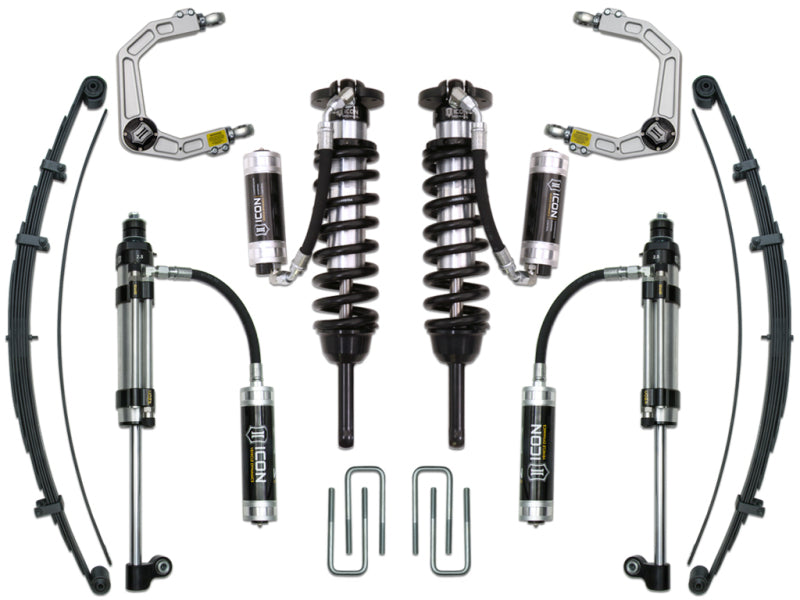 0-3.5in/0-2.75in Stg 10 Suspension System w/Billet Uca — 05-15 Toyota Tacoma