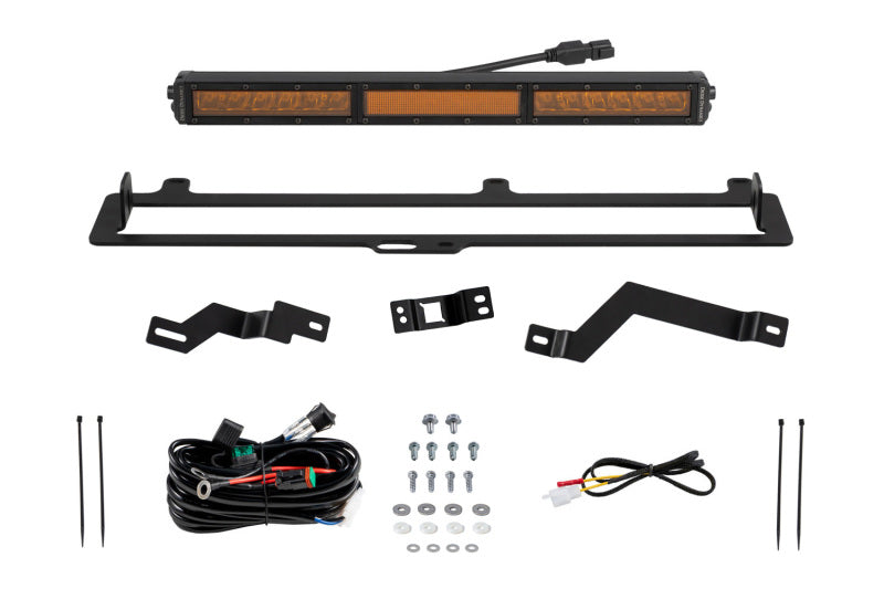 TRD Pro Grille Light Bar Kit - Amber Combo — 2022+ Toyota Tundra