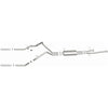 14 V8 4.6L/5.7L Stainless Cat Back Exhaust Dual Split Rear Exit — Toyota Tundra