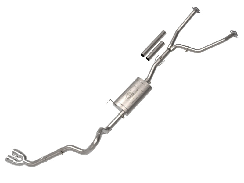 V6-3.5L (tt) Vulcan Series 2.5in to 3in 304 SS Cat-Back Exhaust w/ Polish — 2022 Toyota Tundra