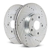 Evolution Drilled & Slotted Rotors Rear - Pair — 03-09 Lexus GX470