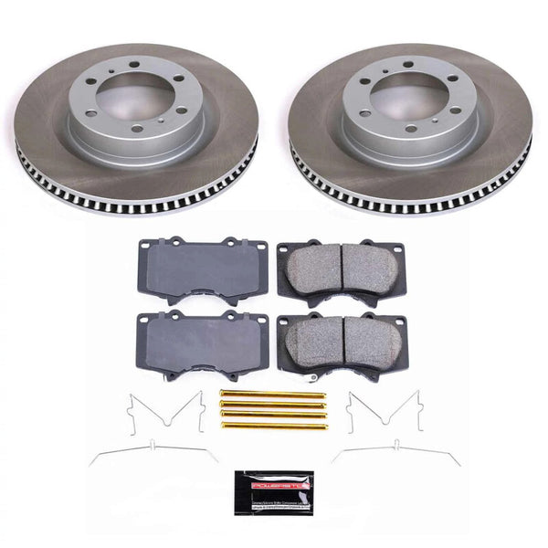 Semi-Coated Rotor Kit Front — 10-23 Toyota 4Runner