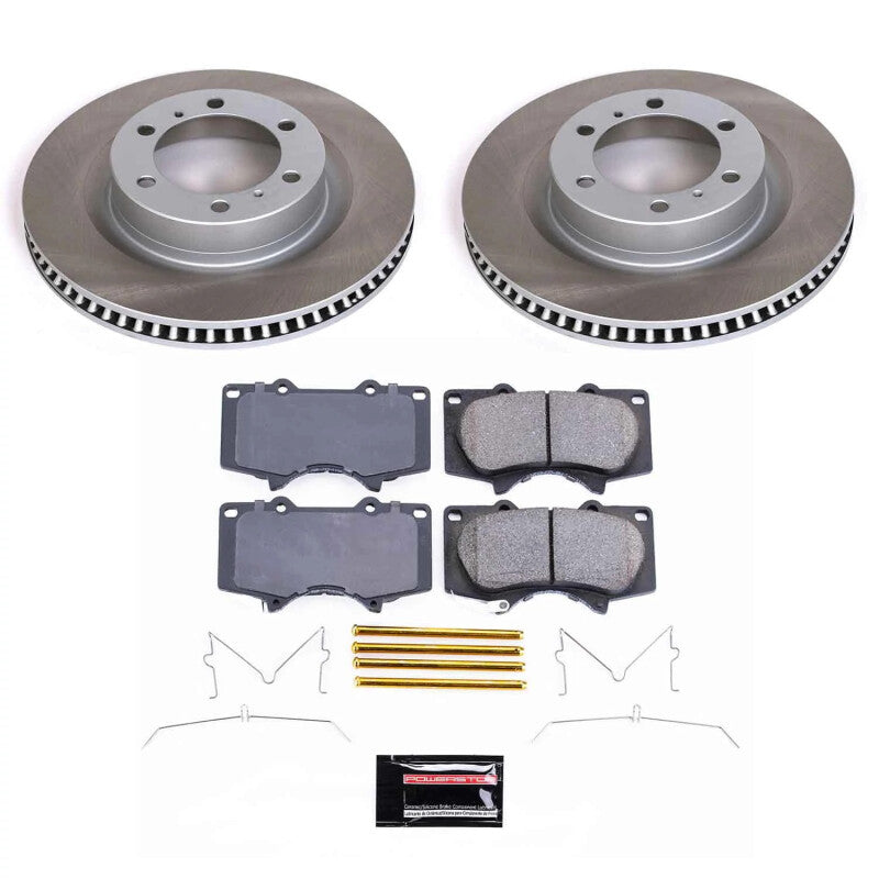 Semi-Coated Rotor Kit Front — 10-23 Toyota 4Runner
