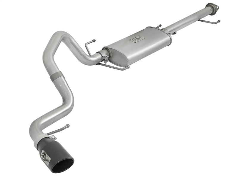 Scorpion 2-1/2in Aluminized Steel Cat-Back Exhaust w/ Black Tips V6 — 07-17 Toyota FJ Cruiser