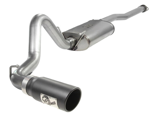 MACHForce XP Exhausts Cat-Back SS-409 EXH CB V6-4.0L (Blk Tip) — 05-13 Toyota Tacoma
