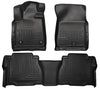 Weatherbeater Black Front & 2nd Seat Floor Liners — 12-13 Toyota Tundra