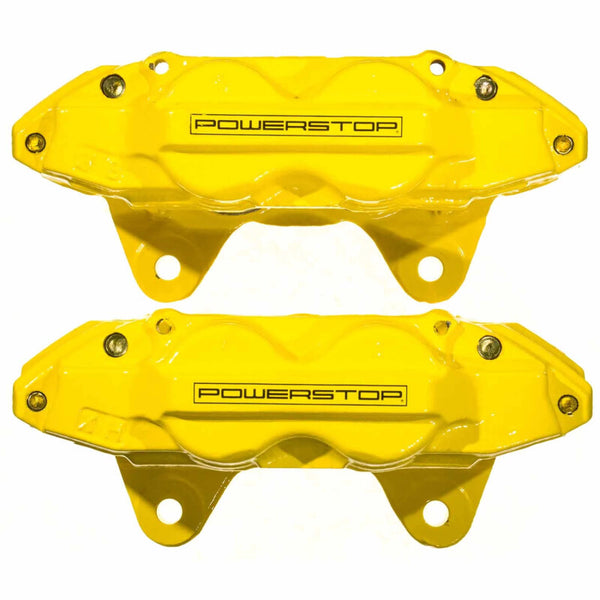 Yellow Caliper Pair w/o Bracket Front — 10-15 Toyota 4Runner