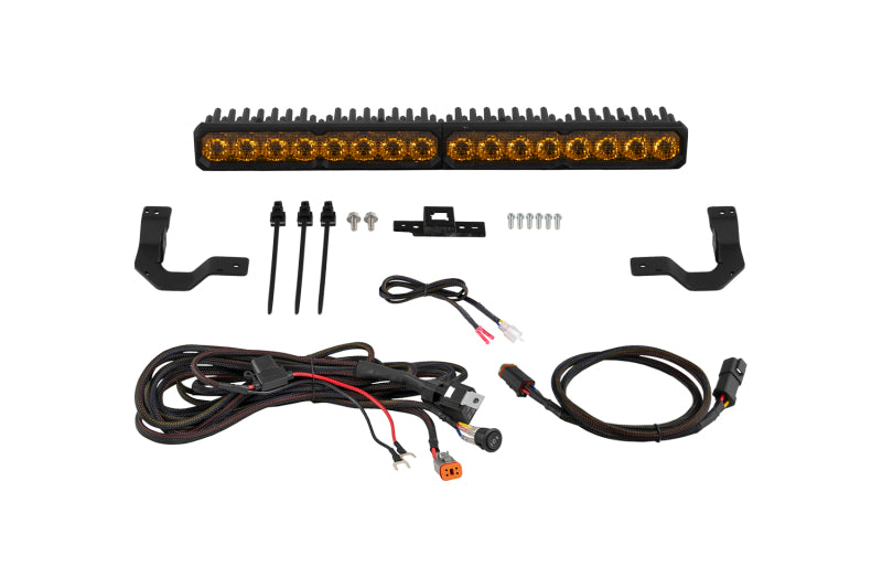 TRD Grille Lightbar SS20 Sport Yellow Combo 3000K — 2024-2026 Toyota Tacoma