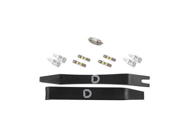 Interior LED Kit Cool White Stage 2 — 16-23 Toyota Tacoma