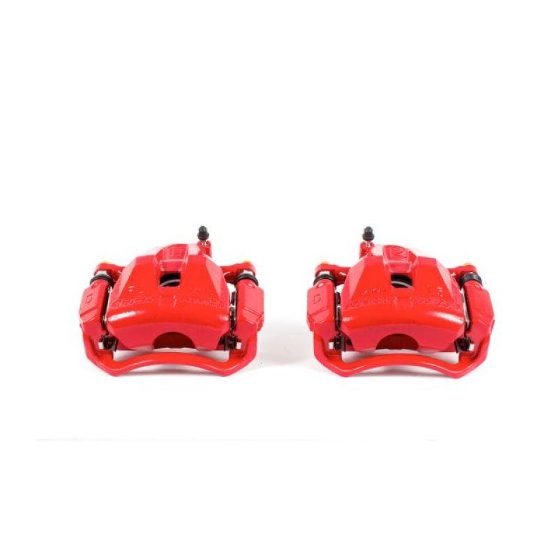 Red Calipers w/Brackets Front - Pair — 05-15 Toyota Tacoma
