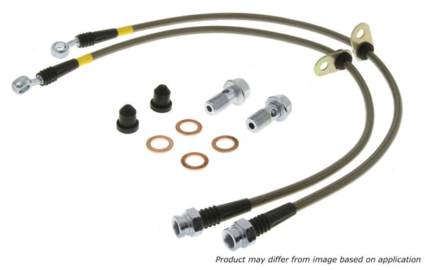 Stainless Steel Front Brake Lines — 98-07 Toyota Land Cruiser