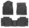 Weatherbeater Front & 2nd Seat Floor Liners - Black — 12-22 Toyota Sequoia