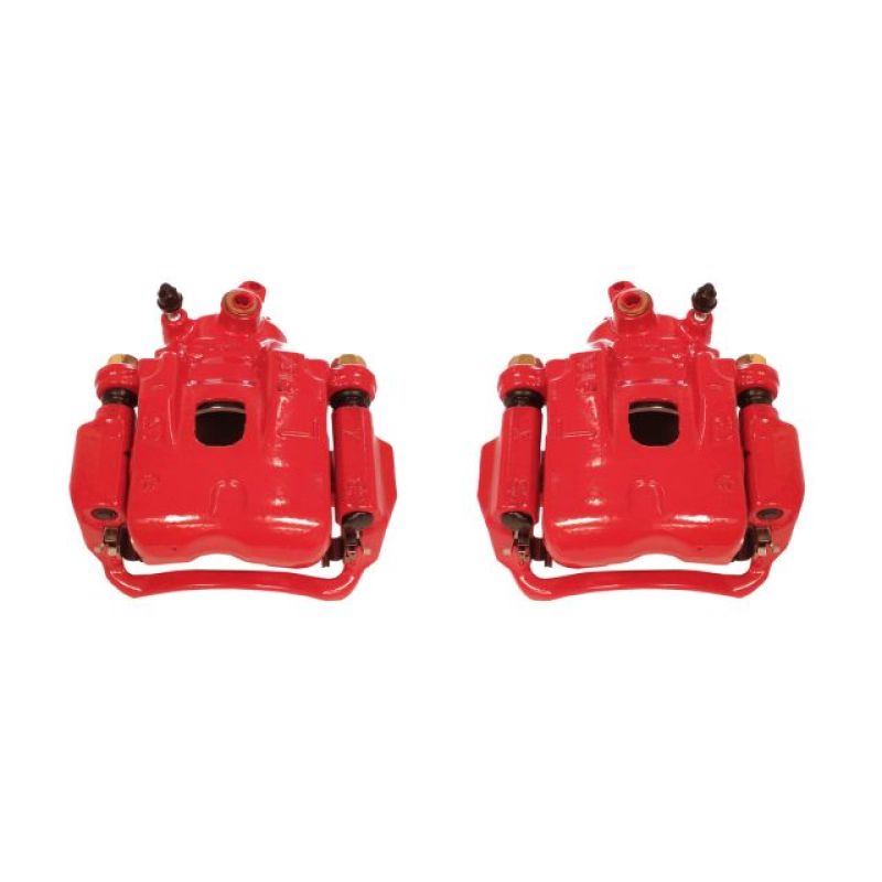 Red Calipers w/Brackets Front - Pair — 95-04 Toyota Tacoma