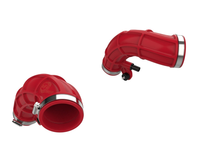 (J300) / V6-3.4L (tt) Red Turbo Inlet Pipes — 22-24 Toyota Land Cruiser