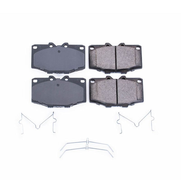 Z17 Evolution Ceramic Brake Pads w/Hardware Front — 87-88 Toyota 4Runner