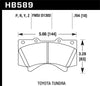 Ceramic Street Front Brake Pads — 08-14 Toyota Land Cruiser