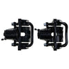 Black Caliper Rear - Pair w/Bracket — 08-15 Toyota Sequoia
