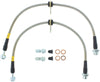 Stainless Steel Brake Line Kit Front — 08-10 Toyota Land Cruiser
