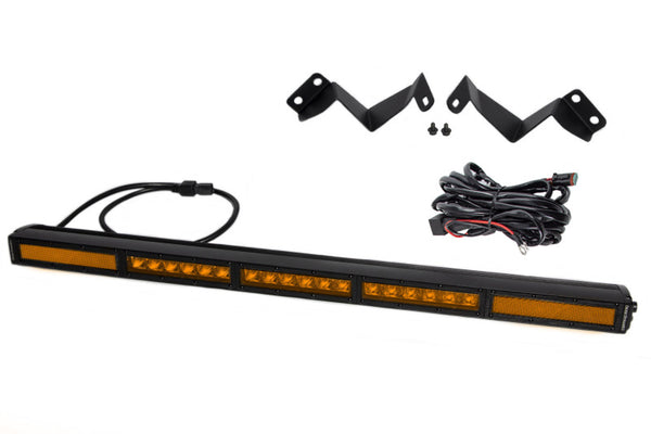 SS30 Stealth Lightbar Kit - Amber Combo — 16-21 Toyota Tacoma