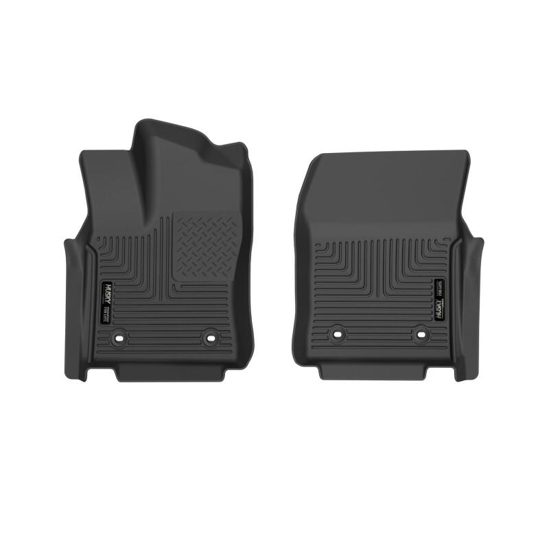 CC/DC & 2023 Sequoia WeatherBeater Front Floor Liner - Blk — 2022 Toyota Tundra