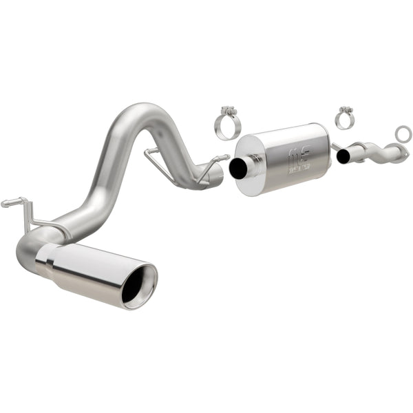 Cat-Back 3.5L V6 SS 3in Single Pass Side Exit Rear 4in Tip — 2016 Toyota Tacoma